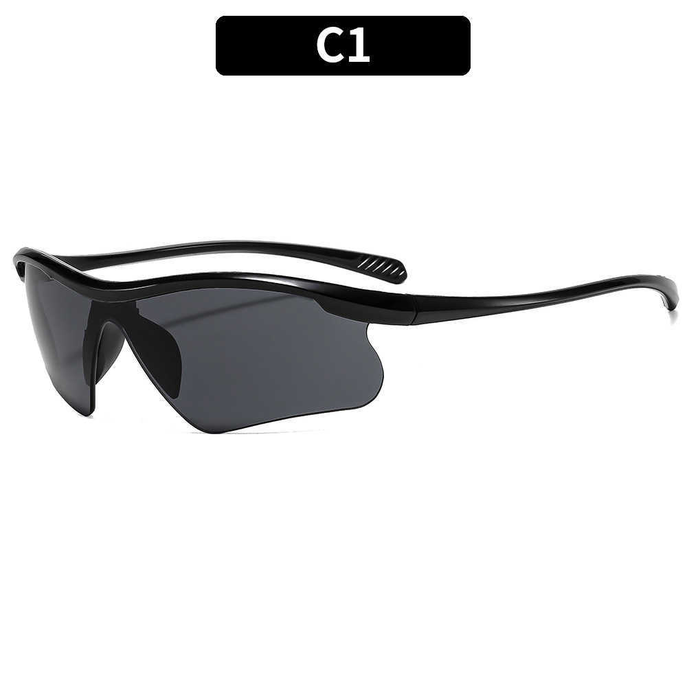 Outdoor Sports Mountaineering Skiing Sunglasses Onepiece Silver Goggles Windproof Sunglasses Cool Running for Men and Women the Mountains H251015