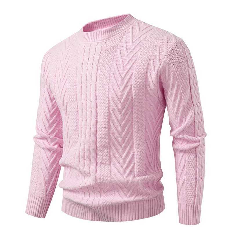 Autumn Winter Mens Fashion Knit Sweater Unisex ONeck Knitted Pullovers Youthful Vitality Slim Fit Korean Style Casual Sweaters J251015