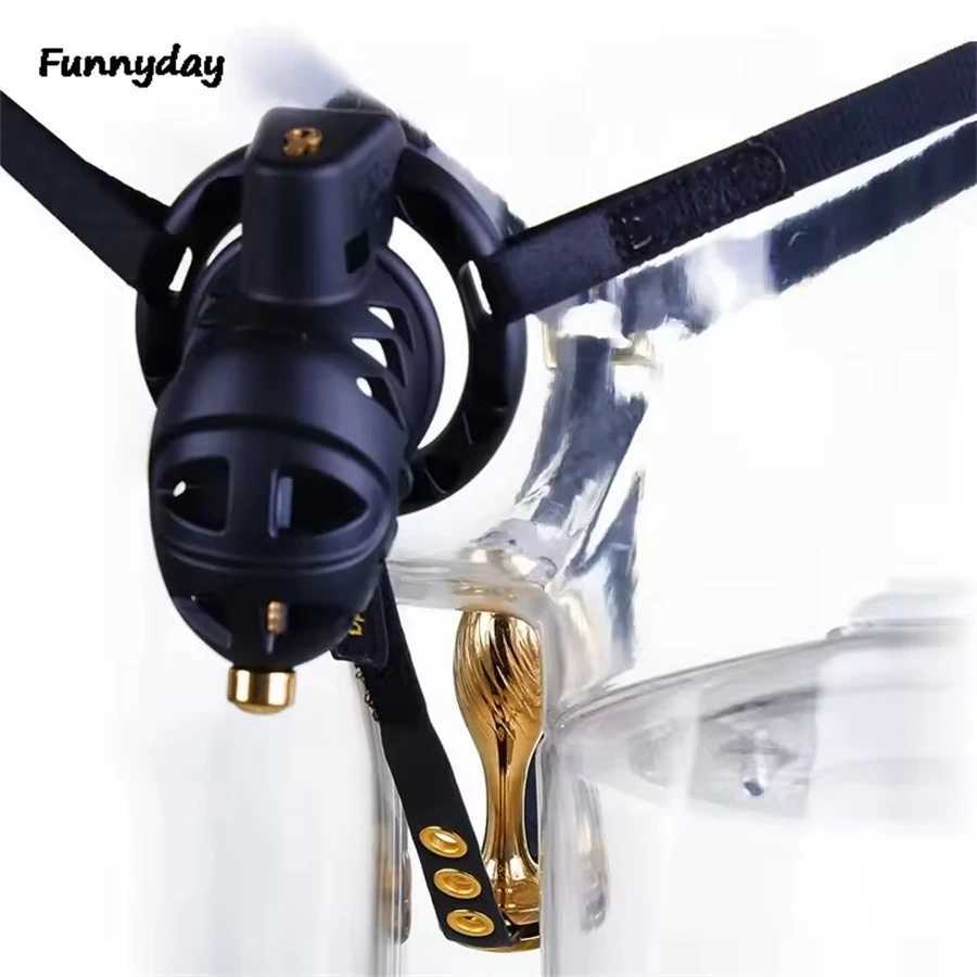 Rattlesnake Chastity Cage Urethra Plug CB Penis Lock With Chastity Belt Conditioning Abstinence Adult Supplies Fetish Sex Toys L251014