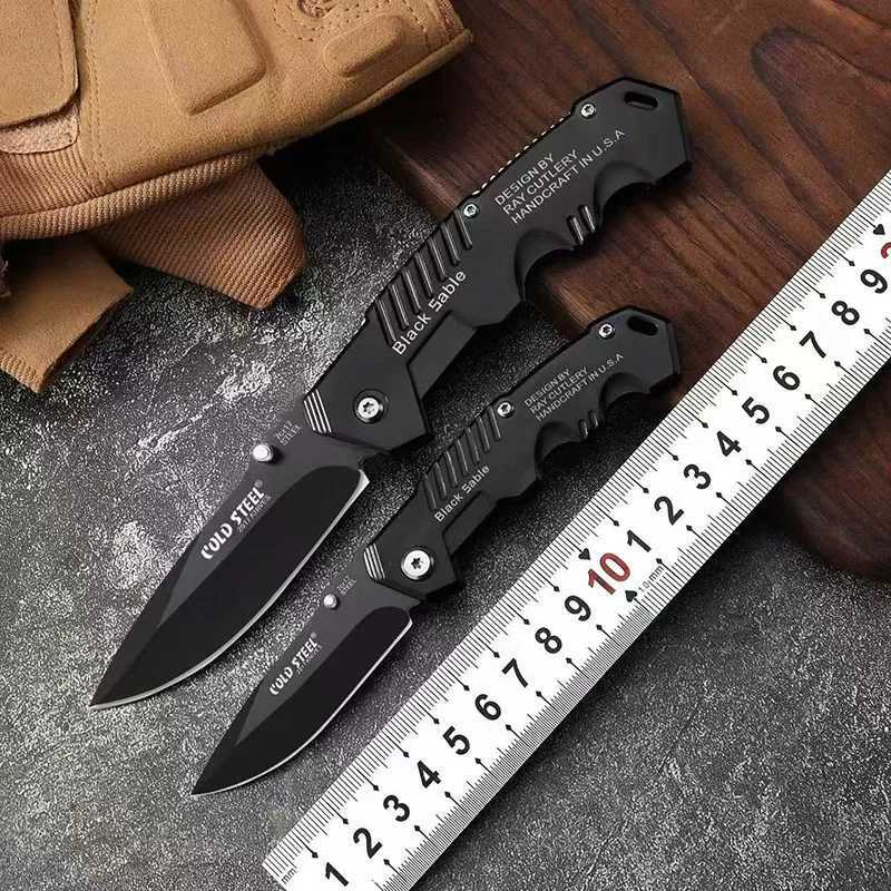 Stainless Steel Outdoor Mini Folding Knife High Hardness Defensive Folding Knife Multipurpose Camping Survival Knife H251015