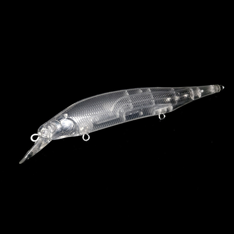 Kinds of Blank Crankbait Unpainted Hard Bait Fishing Lure Bodies Tackle Minnow Lure 13.8g Wobblers 201106