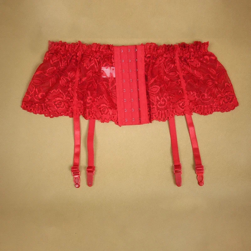 Sexy Full Hasp Garter Belt for Women Black Waist Adjustable Hasp Ultrathin Lace Top Sheer Thigh High Silk Stockings Pantyhose 251009