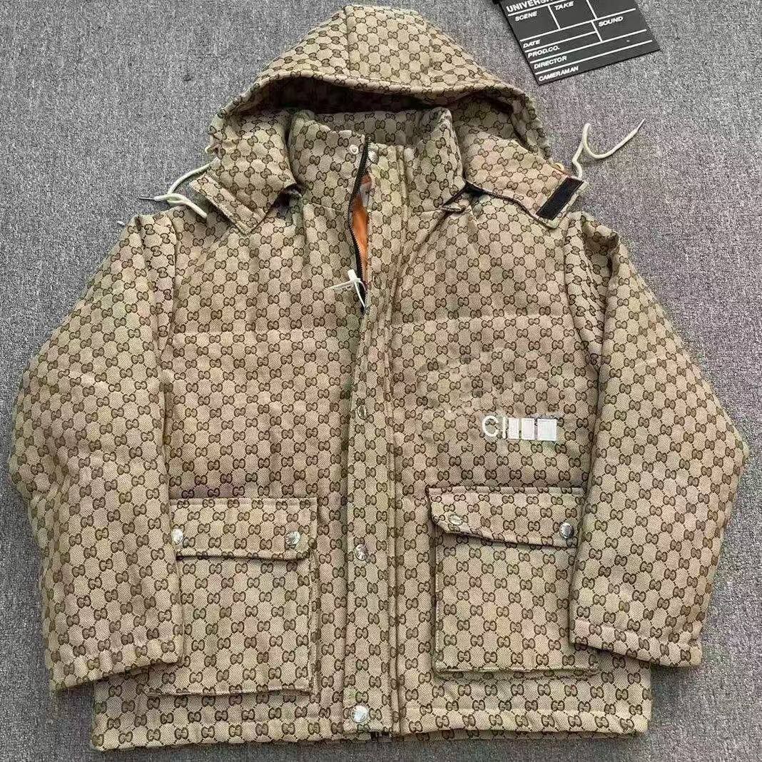 Mens Down Jackets Parka Italy Women Black puffer Jacket Hooded Premium Casual Outdoor Winter Warm Thickened Zipper Khaki Brown Designer coats male couple jacket