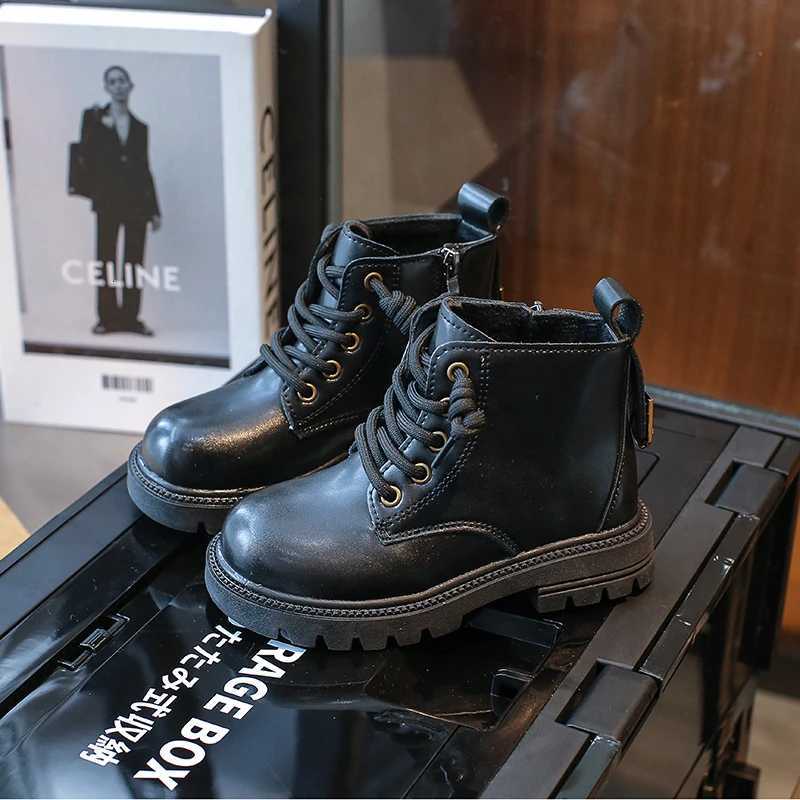 Children Boots Boys 2025 Winter New Fashion Bear Ankle Boots Girls Nonslip Soft Sole Outdoor Boots Size 2636T251015