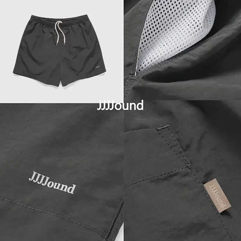 JJJJOUND joint nylon solid color classic quickdrying shorts drawstring loose sports beach pants men and women couple trendT251015
