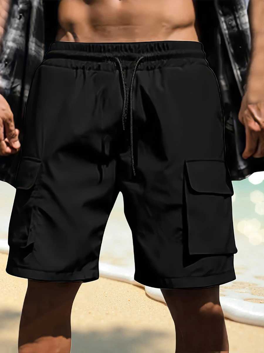Men s Lightweight Quick Dry Athletic Shorts with Pockets and Adjustable Drawstring Waistband for Summer Outdoor ActivitiesT251015
