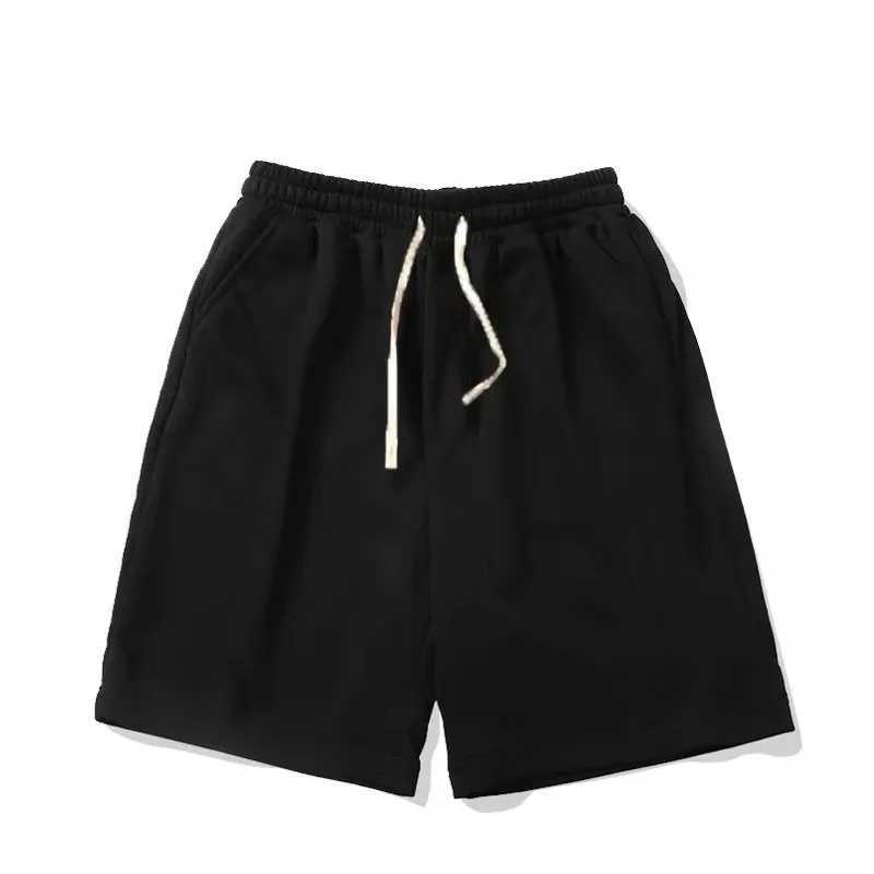 Mens sports shorts summer exercise loose version plain color knitted running basketball gym training can be worn outsideT251015