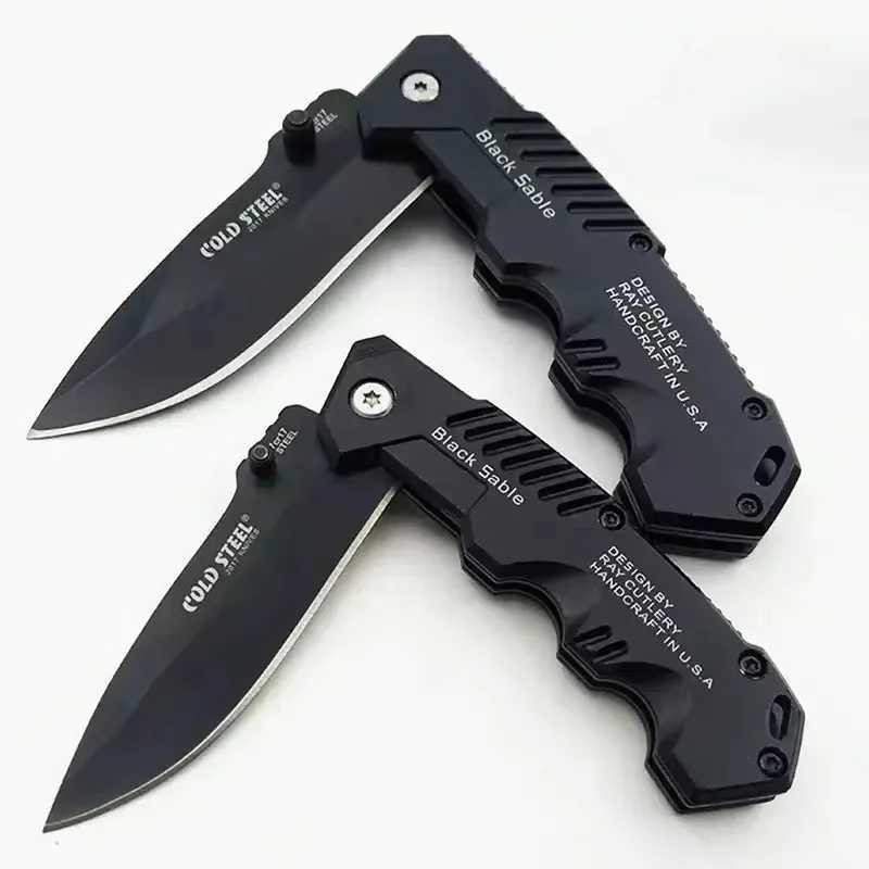1pc Folding Knife Stainless Steel Portable High Density Camping Knife Outdoor Camping Tactics Mini Portable Knife H251015
