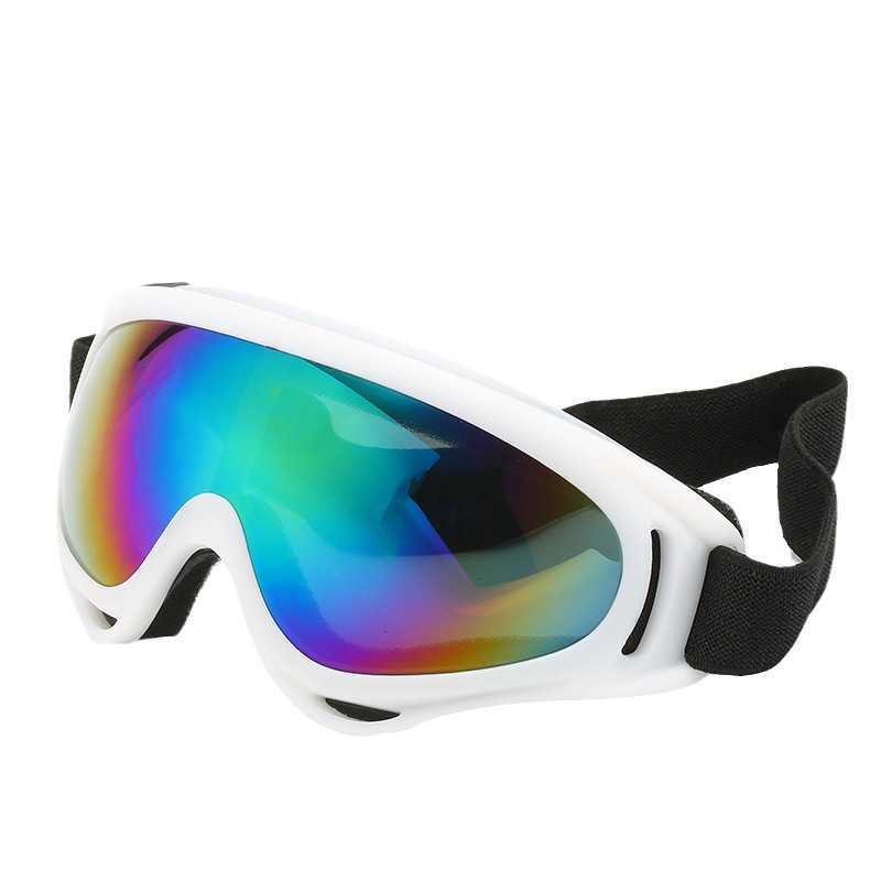 White Colorful Winter Ski Goggles Motorcycle Windproof Goggles Sports Climbing Goggles Outdoor Cycling Goggles H251015