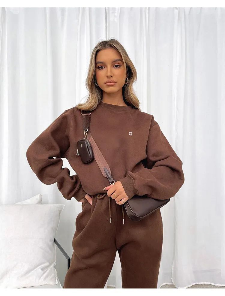 Women's Hoodies Sweatshirts Suit Designer Womens Tracksuits Letter Print Hoodie Set Autumn Set Winter Fashion Sports Sweatshirt Sweatpants Two Piece Set Women