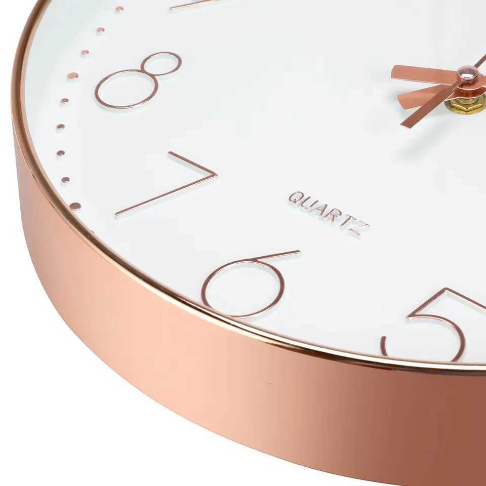 8 Inch Wall Clock Silent NonTicking Decorative Clock for School Office room Bedroom Kitchen Living Room Decor C251015