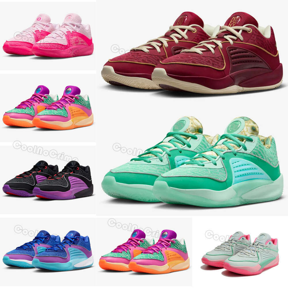 2025 KD 16 Aunt Pearl for sale Pink kids Grade school Men women Easy Wanda Mint Purple Basketball Sport Shoe Sneakers US5-US12