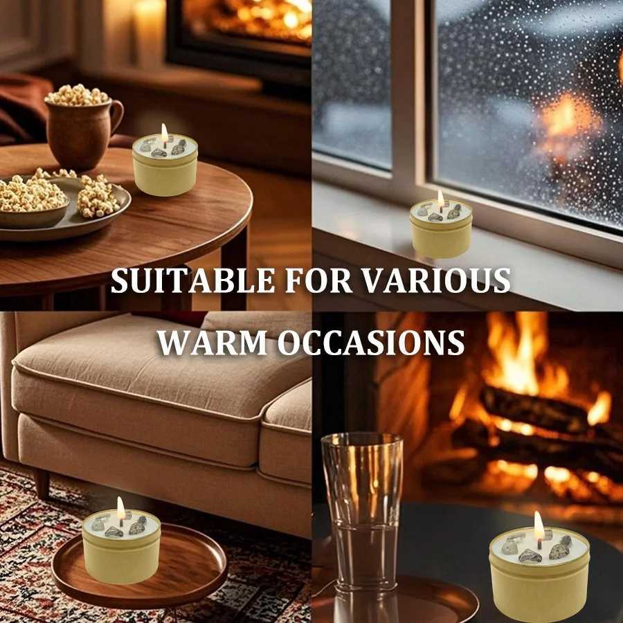 Scented Candles 3oz Crystal Ritual Scented Candle with Soy Wax Suitable Daily Use Holiday Gifts Use Halloween Home Decor C251015