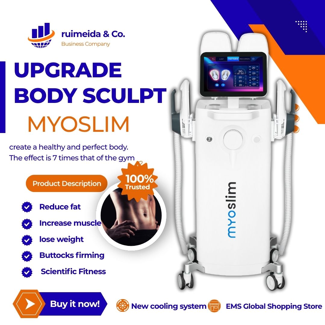 EMS Body Sculpting Device HI-emt MYOSLIM 200HZ 15Tesla 6500W Tighten Skin Fat Reduction Non-Invasive Body Contouring Equipment For Beauty Salon