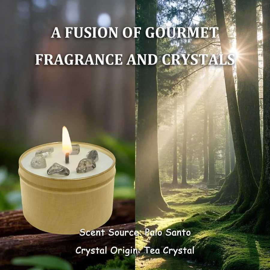 Scented Candles 3oz Crystal Ritual Scented Candle with Soy Wax Suitable Daily Use Holiday Gifts Use Halloween Home Decor C251015
