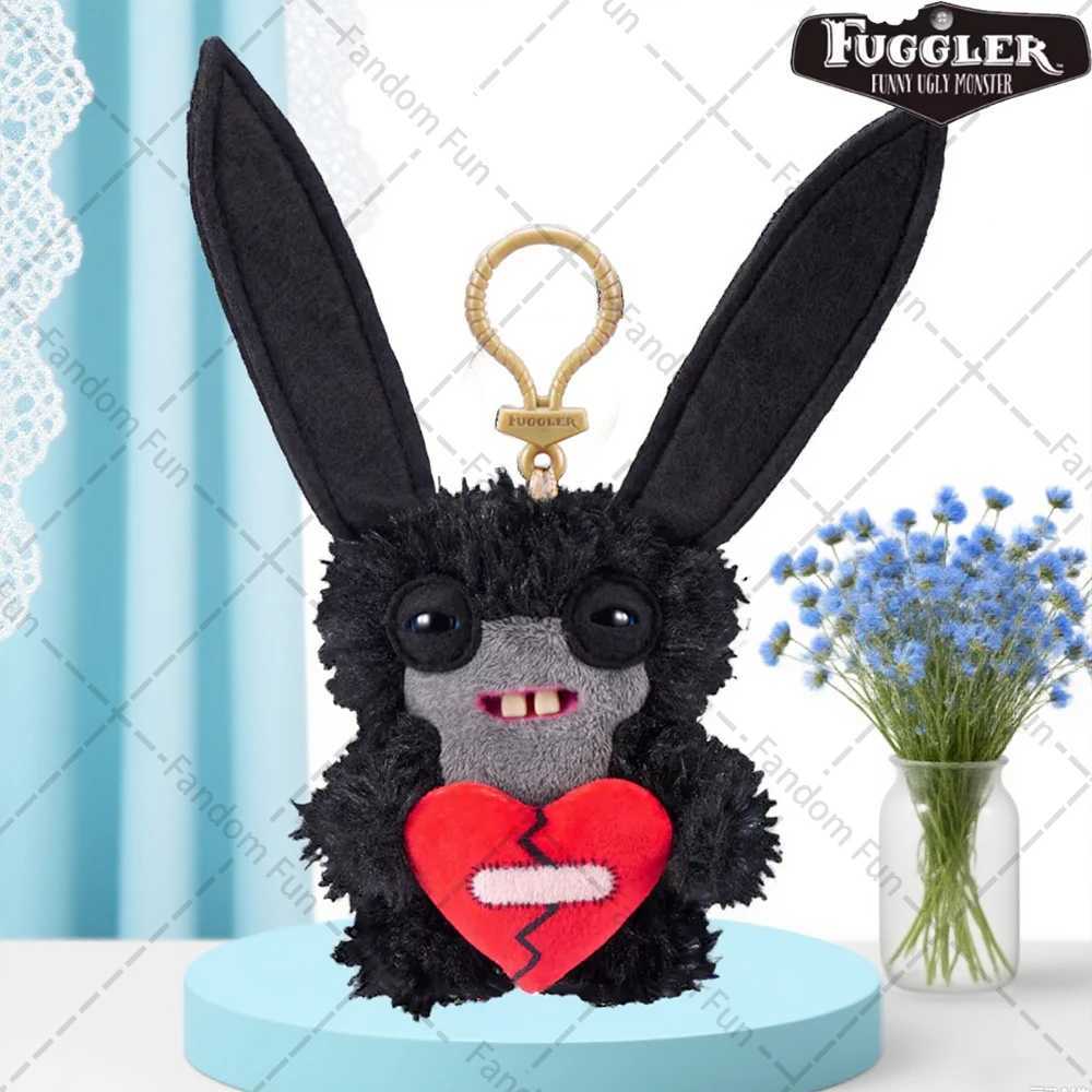 Fuggler 5th Pendant Keyrings Plushies Original New Funny Ugly Monster Lord Long Ears Rabbit 1214cm Keychain Stuffed Toy GiftXJ251015