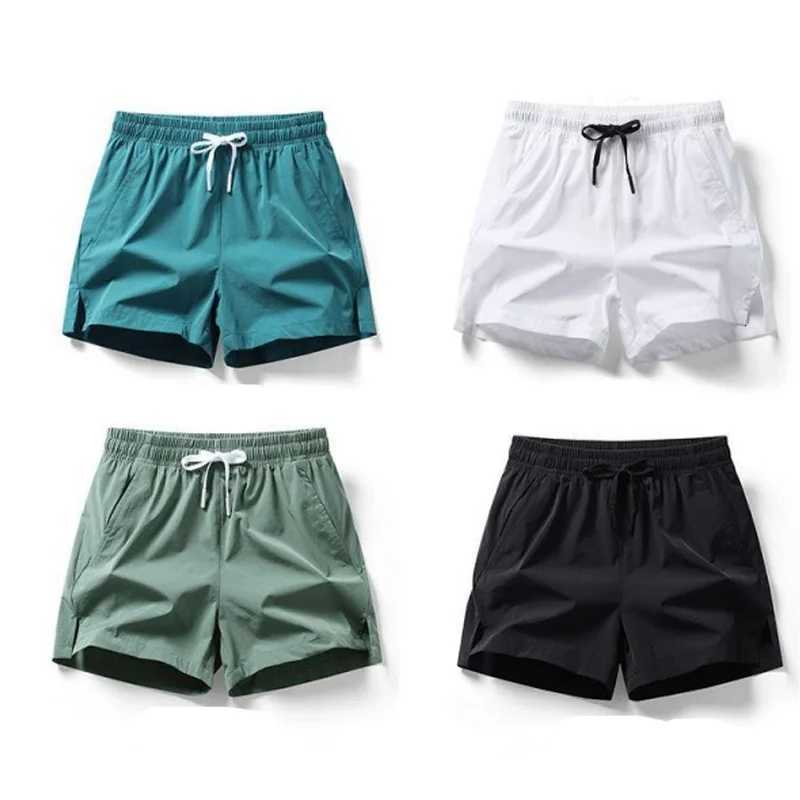 Mens Summer Sports Shorts Swim Trunks Quick Dry Shorts Breathable Drawstring With Pockets For Surfing Beach RunningT251015