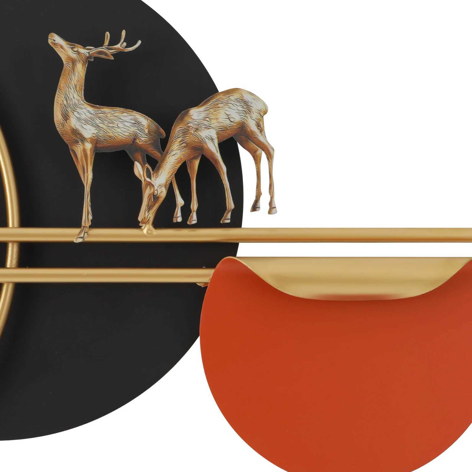 Decorative Wall Clock Round Silent Non Ticking Metal Clock Deco Clock for Living Room Bedroom Home Decoration Gift C251015