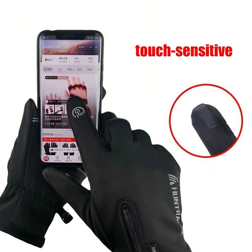 USB Electric heated Gloves men women Winter Outdoor Sports Skiing Warm Gloves Waterproof Nonslip Cycling Gloves Touch Screen C251015