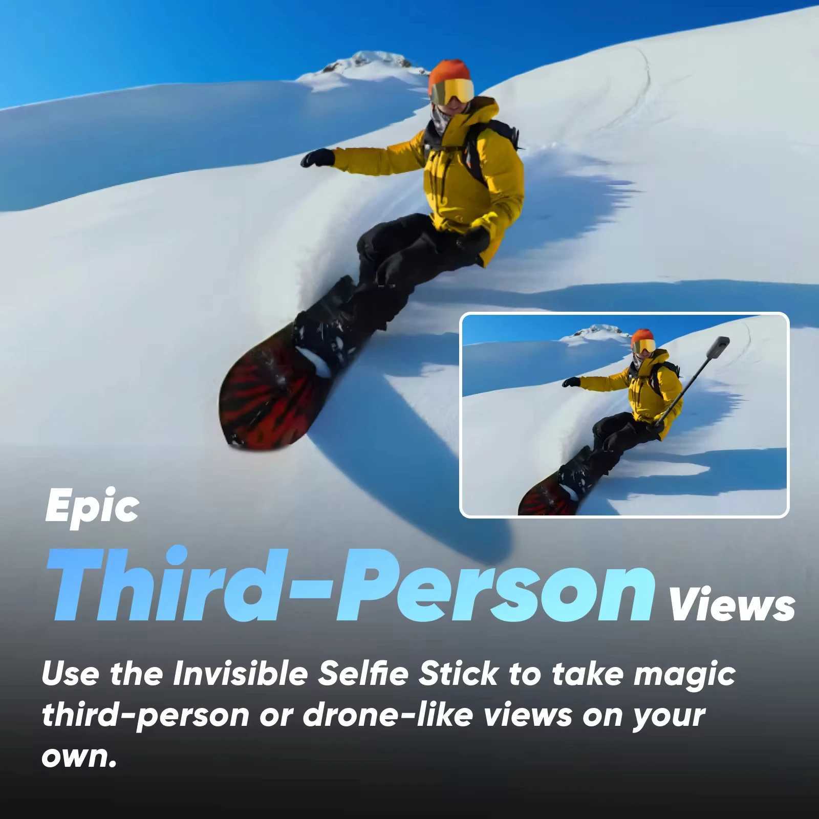 Insta360 X3 Waterproof 360 Action Camera with 12 48MP Sensors57K 360 Active HDR Video72MP Photo4K SingleLens C260617