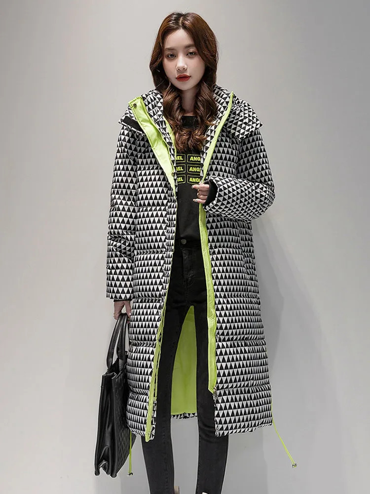 Snow Coat Padded Warm Jacket Down Jacket Winter Women Waterproof Coat Oversized Thick Long Parkas Hooded Jaqueta Feminina 251011