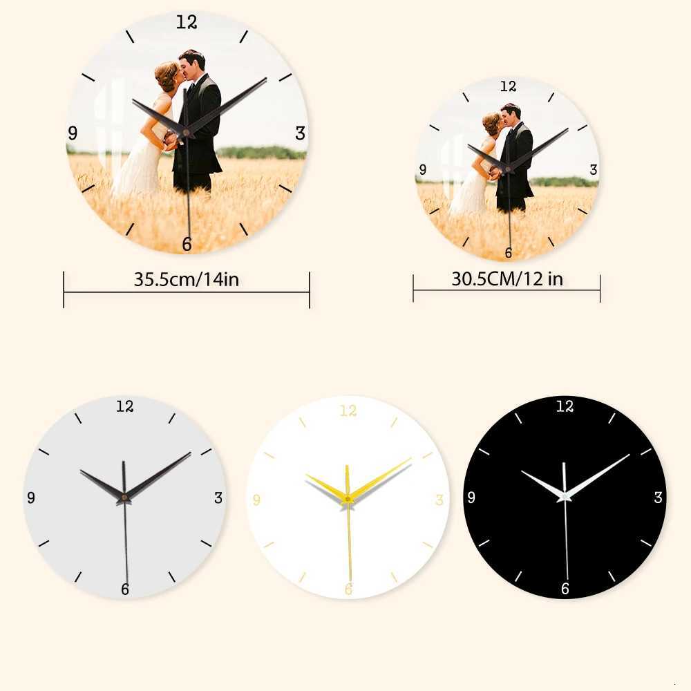 1 Pc Personzed ClockCustom Your Own ClockCustomized Clock With Your suitable Tea RoomOfficeWall Decor C251015