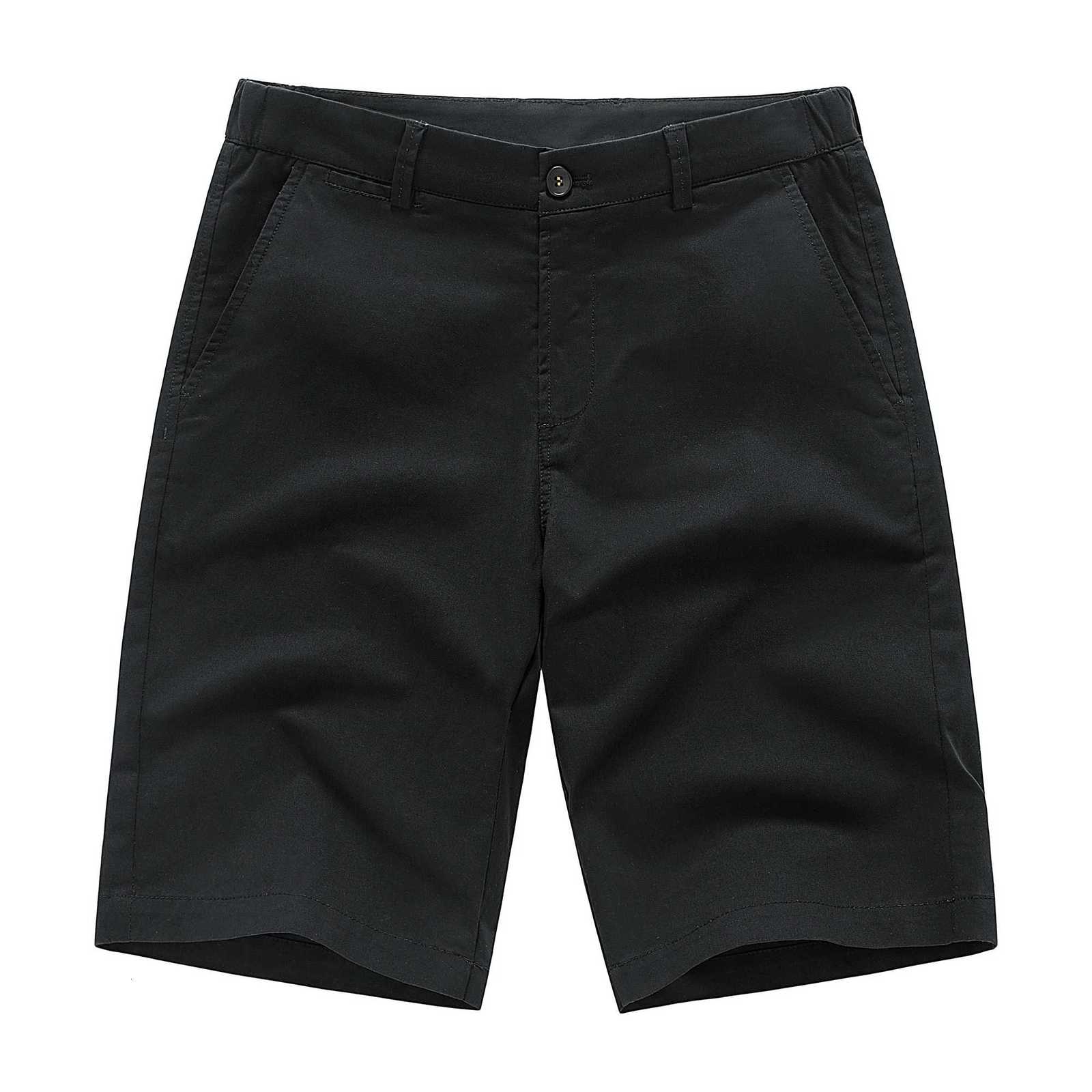 2025 New Mens Cotton Casual Shorts Summer Business Casual Knee Pants Classic Khaki Outdoor Casual Sports Beach PantsT251015