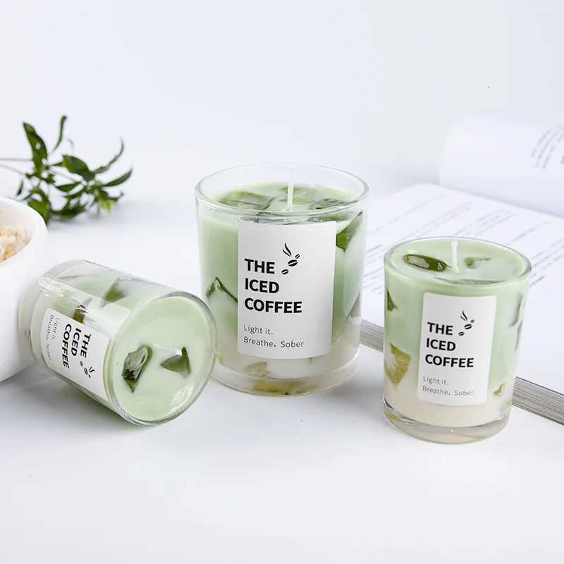 Jelly Wax Coffee Cup Aromatherapy Bedroom Smoke Free Candles Romantic Atmosphere Fragrance C251015