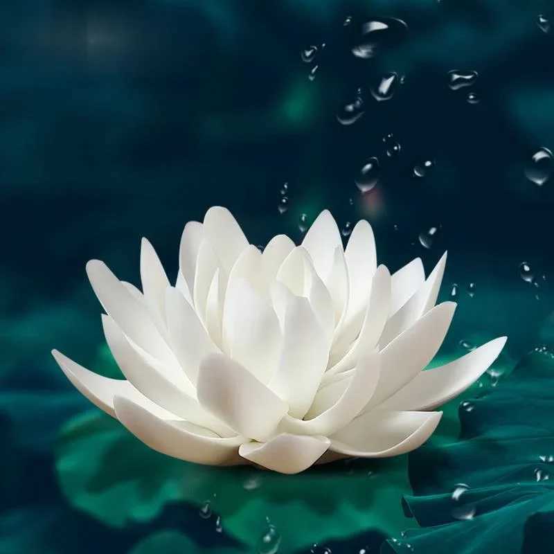 Ceramic White Lotus Incense Burner Home Decor Incense Stick Holder Buddhist Aromatherapy Incense Censer Use In Office Teahouse C251015