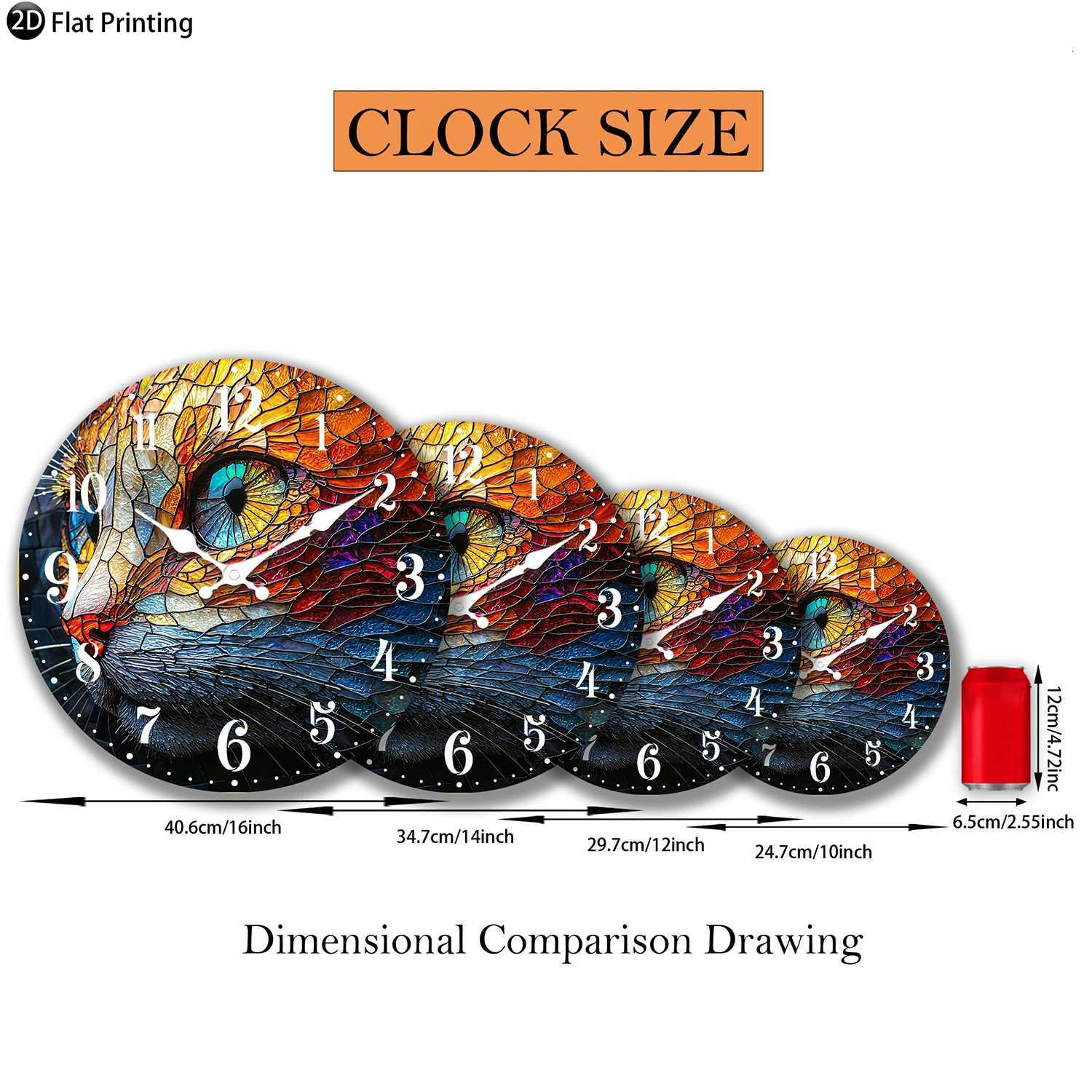 Wooden Silent Wall Clock Rose floral Quartz Analog Clock for Bedroom Bathroom Halloween New Year Gift C251015