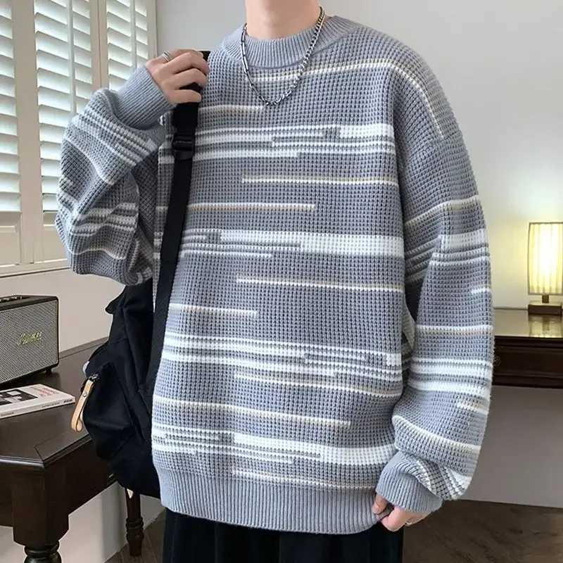 Knitted Sweaters for Men Crewneck Knitwear New In Round Collar Autumnr and Winter Pullover Man Sweatshirt Top Cheap Streetwear J251015