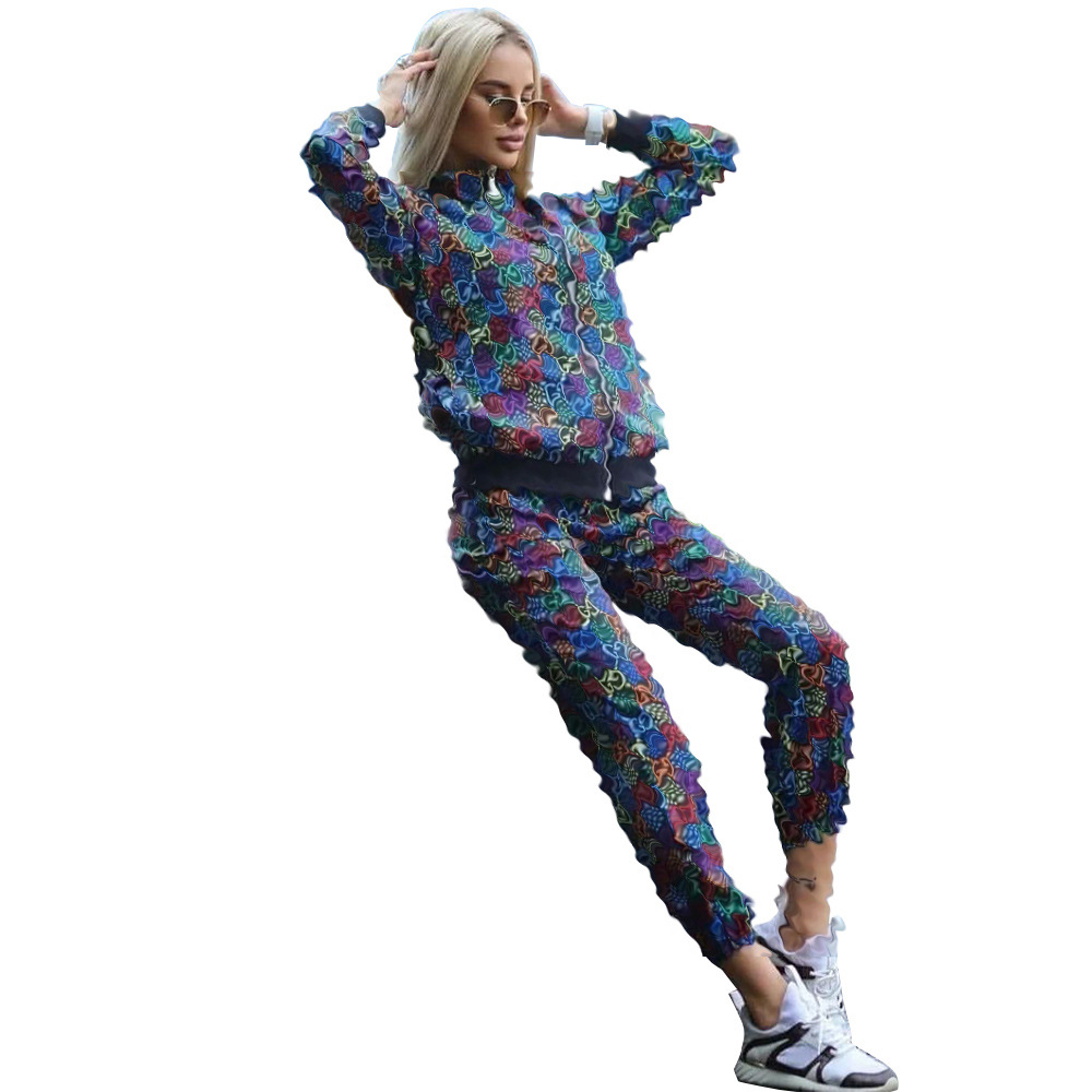 Womens Sporting Tracksuits Outfits Womens hoodie Sweatpants Suits Two Piece Matching Set Long Sleeve Sweatsuits sportswear Casual Training Suits