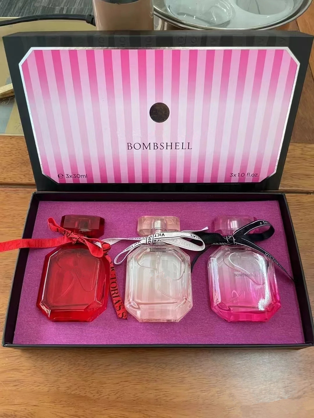 30ml 3piece Secret Perfume Set Women Sexy Girl 100ml Fragrance Long Lasting High Quality With Gift Box Birthday Gift box Perfume