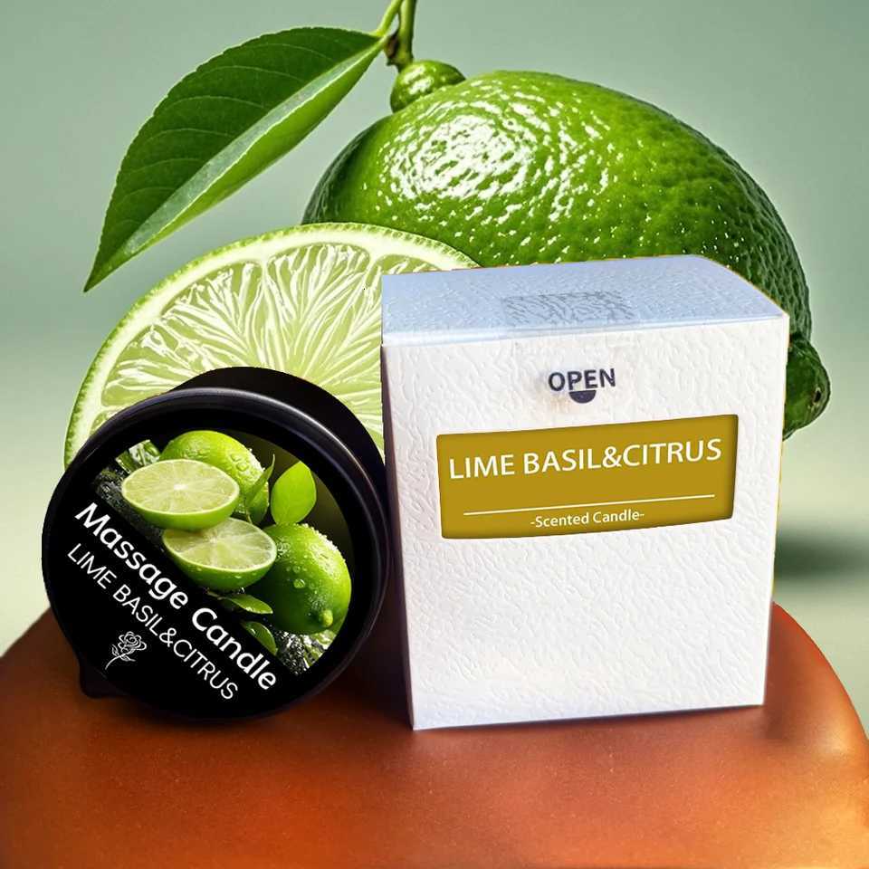 Massage essential oil candle Soothing and Relaxing Muscles Massage Oil for Massage Ideal Body Oil for Skin Moisturizing C251015