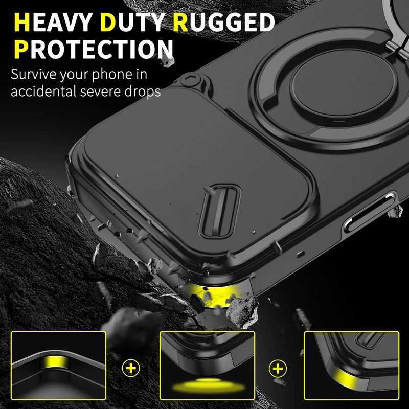 Armor Shockproof Magnetic Ring Stand Holder Case For iphone 17 Pro Max Camera Protection Cover For iphone17 Air T251015