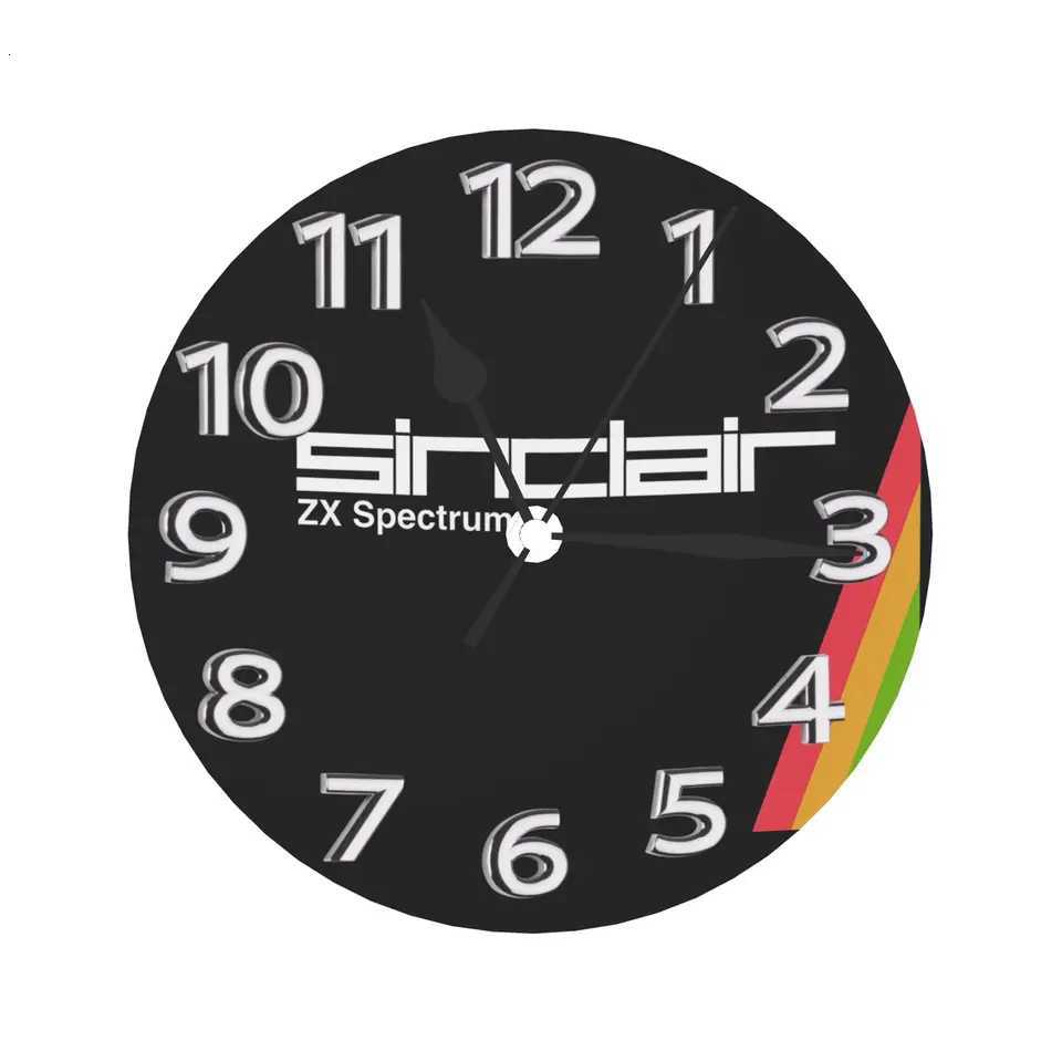 ZX Spectrum Wall Clock Room Decoration Silent Round Clock for Bedroom Living Kitchen Home C251015