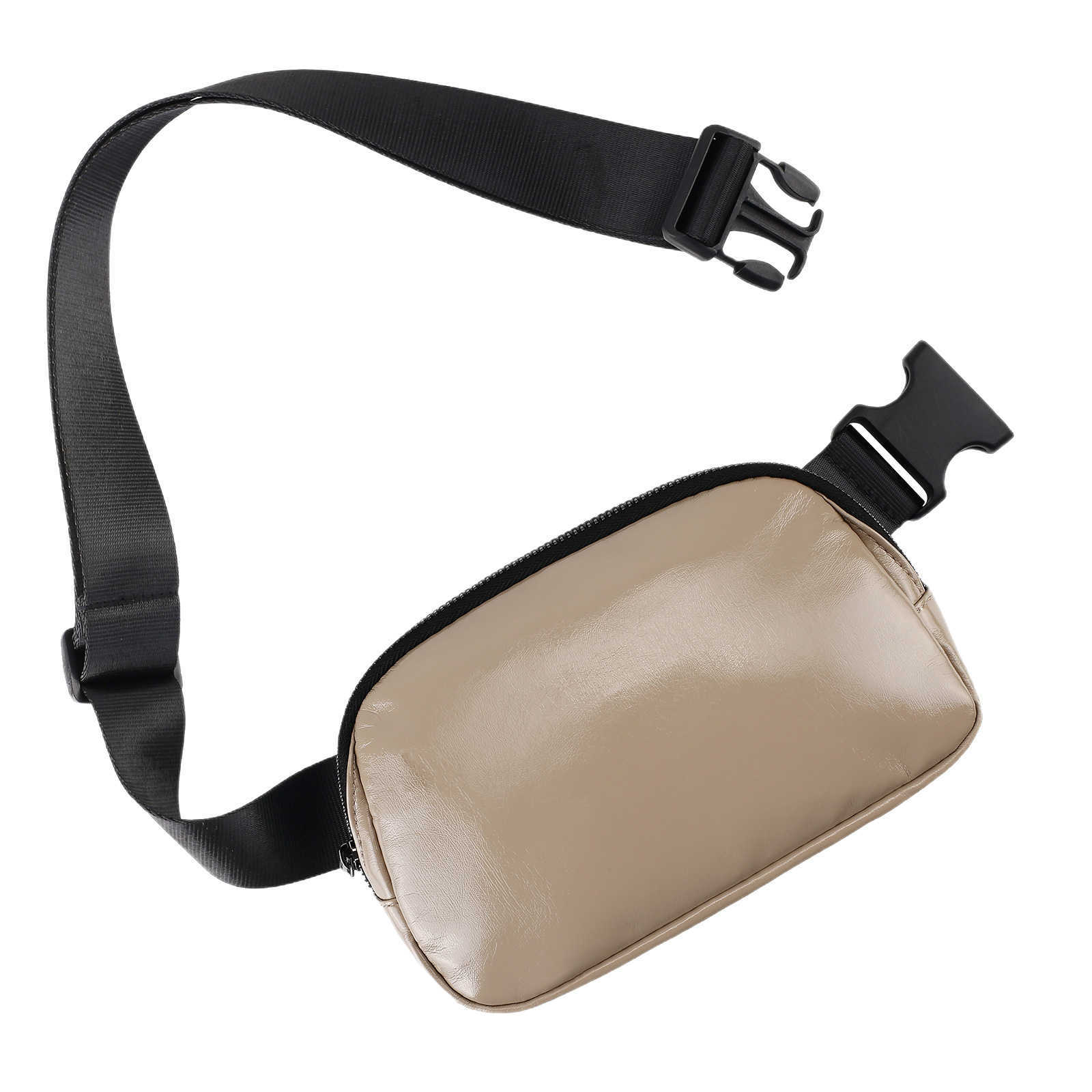 Same Style Bag Waist Wrap Leather Waterproof Chest Bag Outdoor Sports Running Waist Bag Crossbody Waist Bag for Men and Women H251015