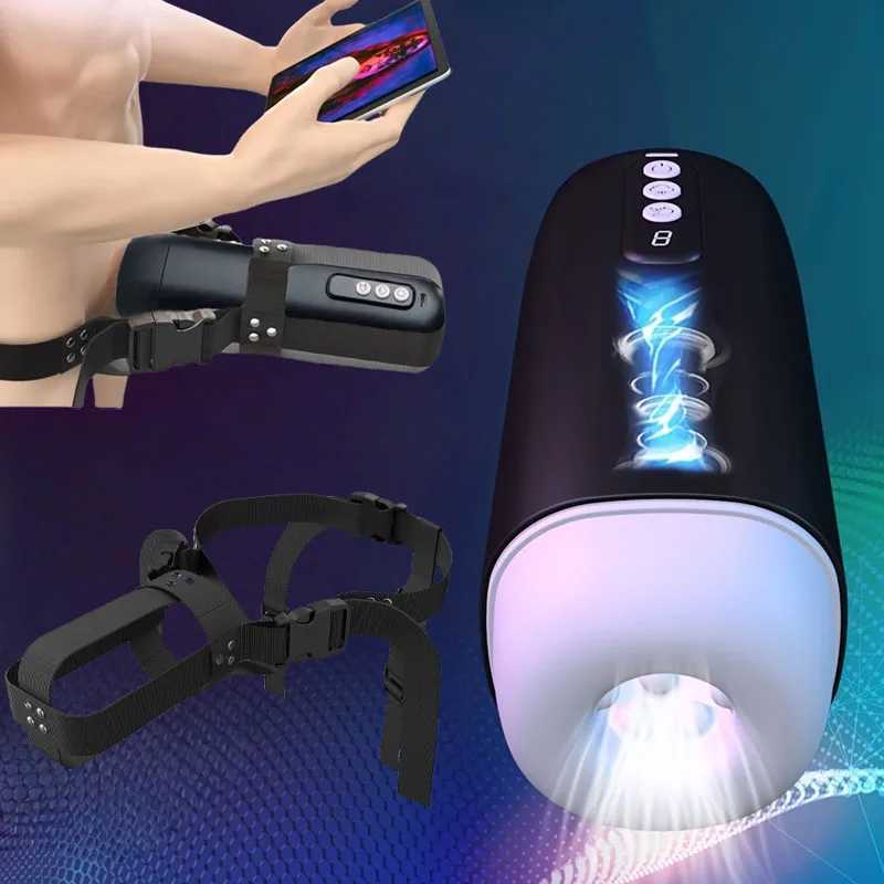 Automatic Masturbator for Men Penis Blowjob Sucking Vibrator Machine Vagina Pocket Pussy Male Masturbation Cup Sex Toy for Adult