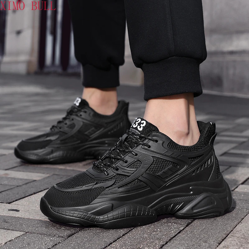 6CM Man Hidden Elevator Shoes Breathable Mesh Sneakers AntiSlip Thick Sole Comfortable Casual Athletic Sports for Men NonSlip 251014