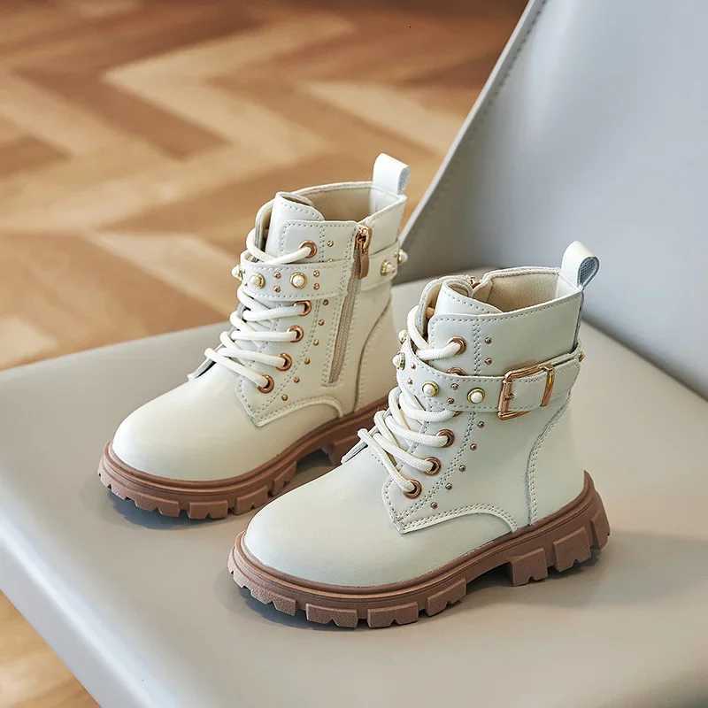 Autumn Winter Girls Boots Children Ankle Boots Sequins Pearl Princess Boots Outdoor Nonslip Kids Casual Shoes Size 2636T251015