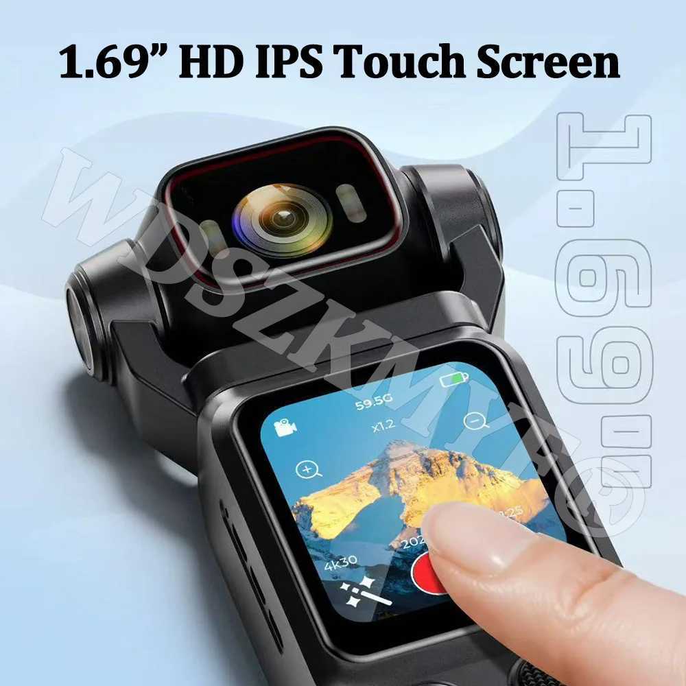 4K Handheld action camera DV Vlog With Touchscreen4K Pocket camera Video recording camera Rechargeable 3000mAh holiday gift J251115