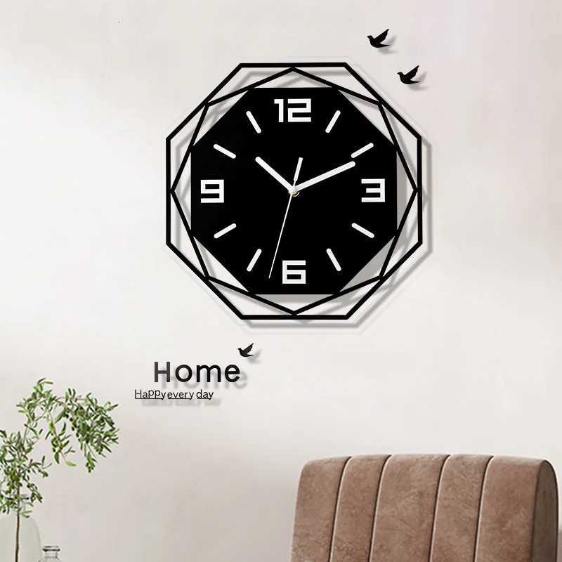 Modern minimst decorative wall clock silent acrylic material minimst personty atmospheric art quartz clock C251015