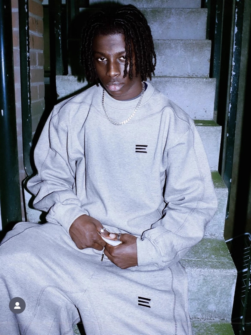 KROEN Business Attire Men's Hoodies Embroidery Basic Sports Top Bottoms Set Hoodie Sweatpants Casual Loose Fit Male Clothing From Mainland China