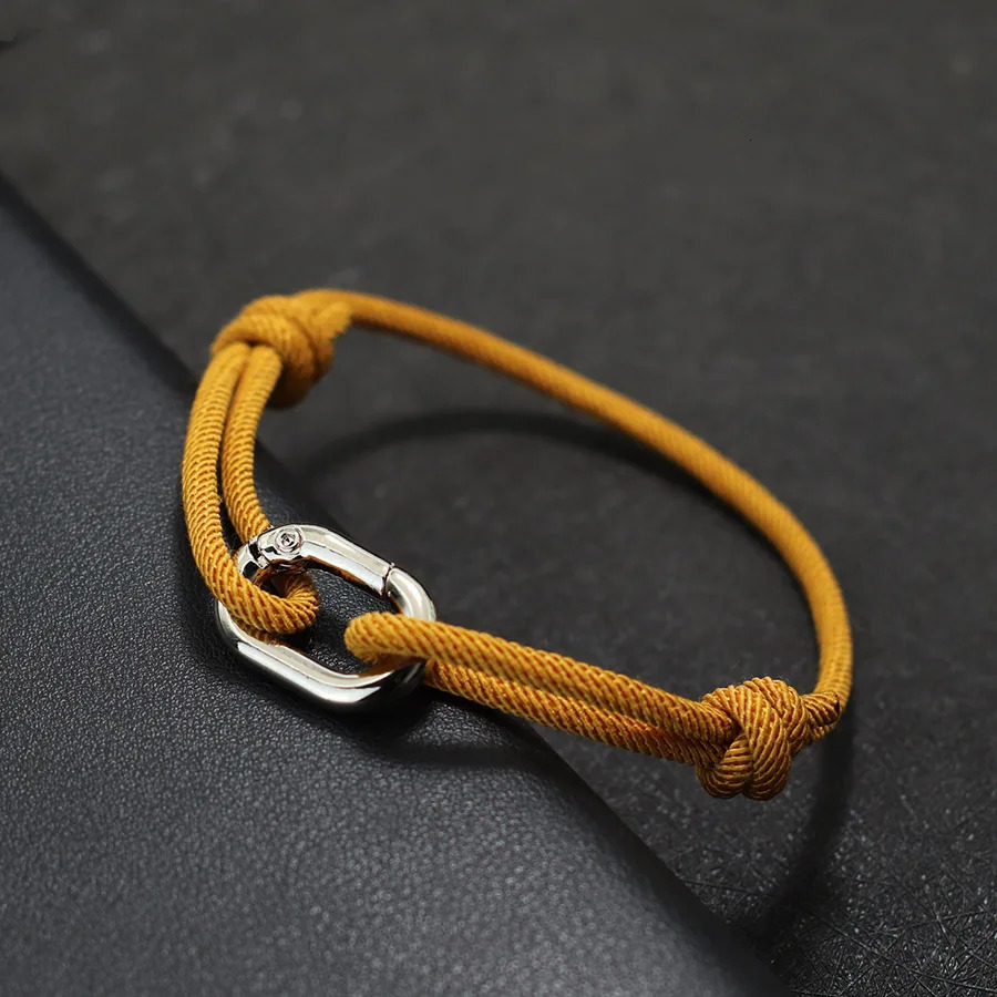 Minimalist Milan Rope Bracelet Men Women Silding Adjustable Silver Color Detachable Buckle Luck Red Thread Couple Leisure Joias 251015