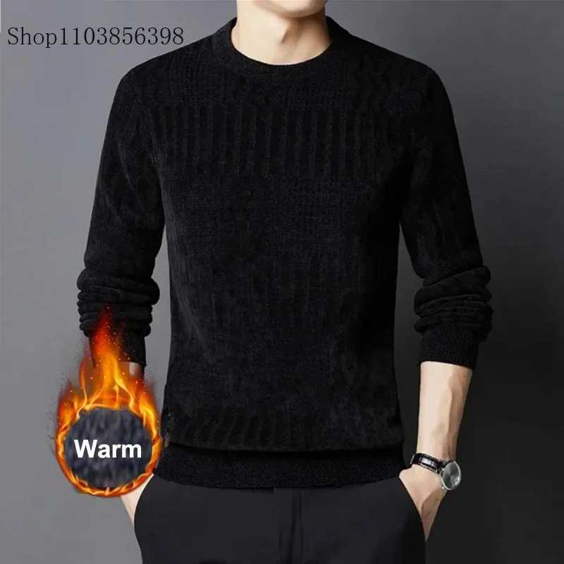 Brand Clothing High Quality Fashion Sweaters Male Slim Fit Casual Knitted Pullover Man Casual Round Neck Sweaters Black Grey J251015