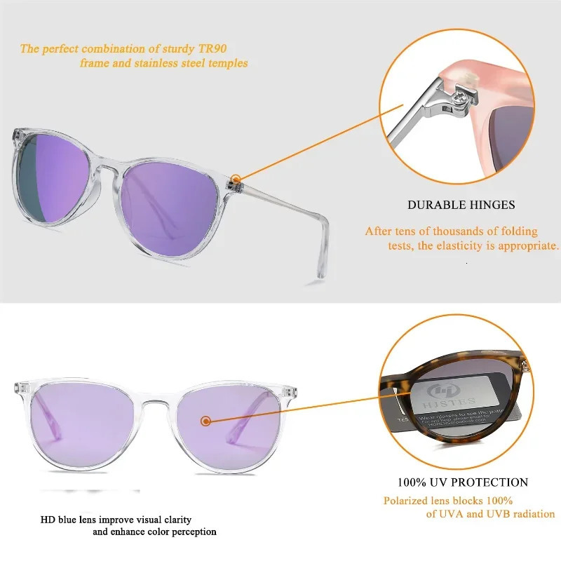Polarized Kids Sunglasses Vintage Children Sun Glasses Metal Round Boys Girls Baby Eyewear Gafas De Sol UV400 Z260305