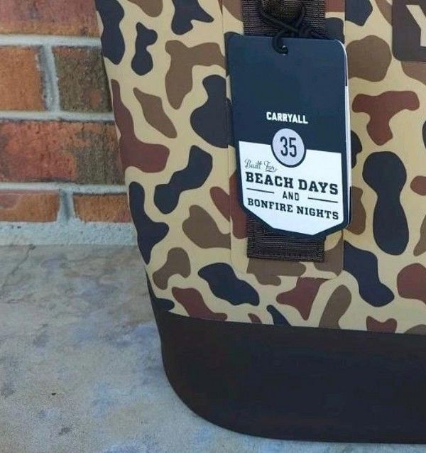 9 Colors Camino 35L 20L Totes Bags Camo Black Carry All Picnic Box Internal Dividers Mum Camping Lunch Bags Outdoor Durable Beach Totes Water proof Large Sports Bags