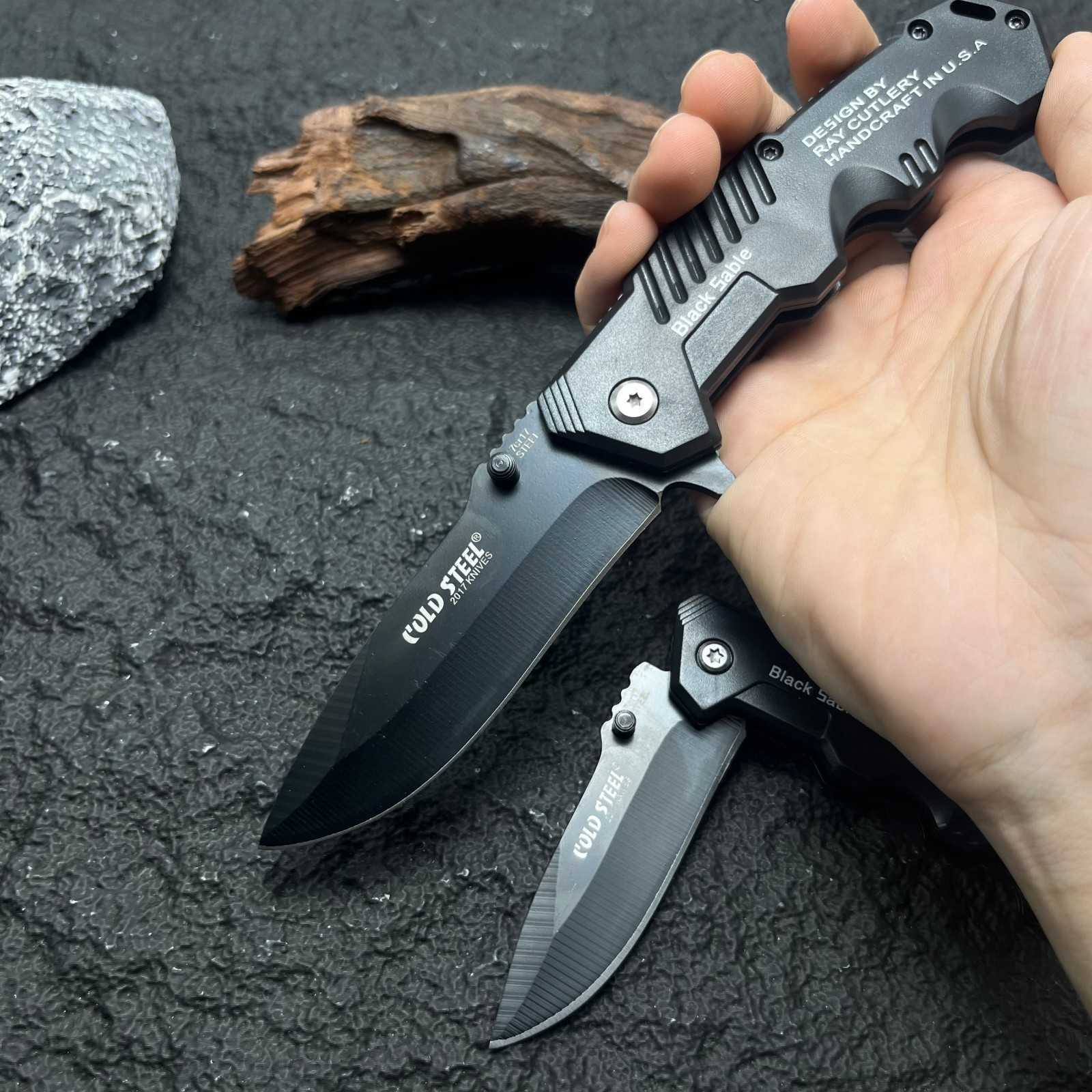 Folding Knife Stainless Steel Outdoor High Hardness Mini Folding Knife Camping Knife Fruit Knife Cutting Edge Knife H251015