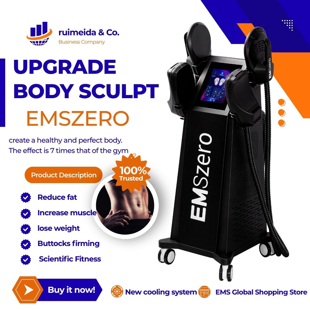 EMS Body Slimming Machine EMSZERO HI-emt 15Tesla 6500W Fat Burning Build Abs Tighten Skin Body Shaping Beauty Salon Spa Slimming Device