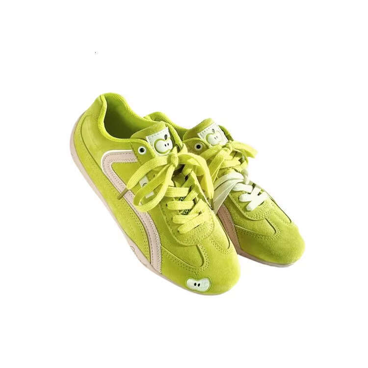 Red Dexun for Women 2025 New Spring Summer Versatile Sports Casual Racing Soft Sole Forrest Gump Shoes 07
